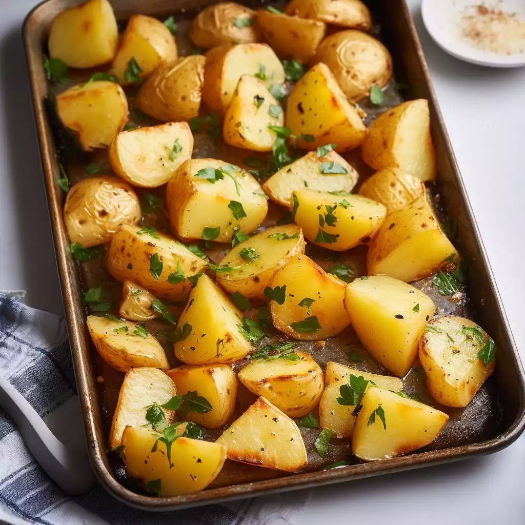 Garlic Butter Potatoes Recipe