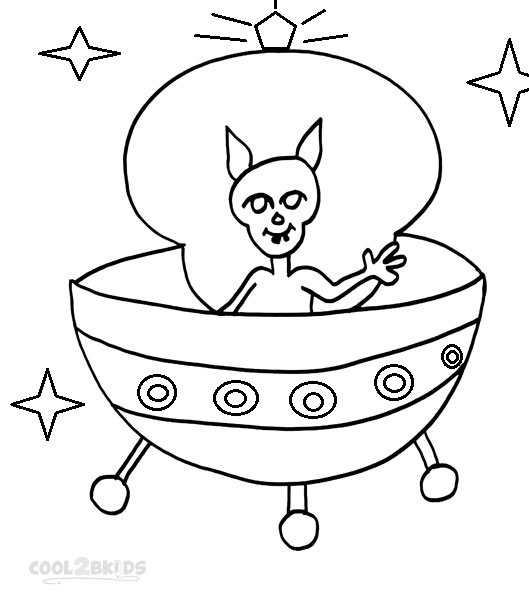 Printable Spaceship Coloring Pages For Kids