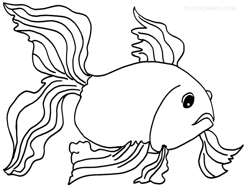 Printable Goldfish Coloring Pages For Kids Cool2bKids