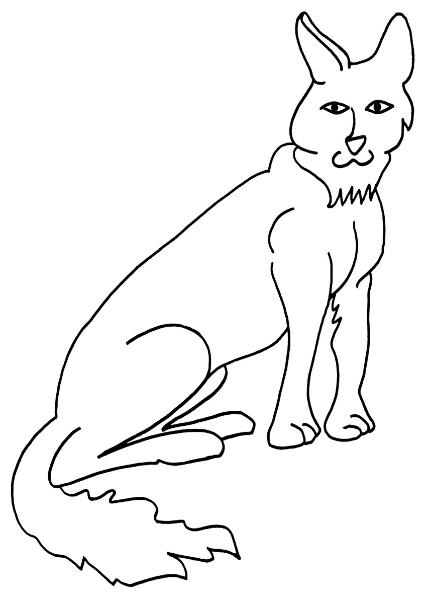 Printable Coyote Coloring Pages For Kids