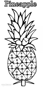 I'm using red, blue and green acrylic paint. Printable Pineapple Coloring Pages For Kids | Cool2bKids