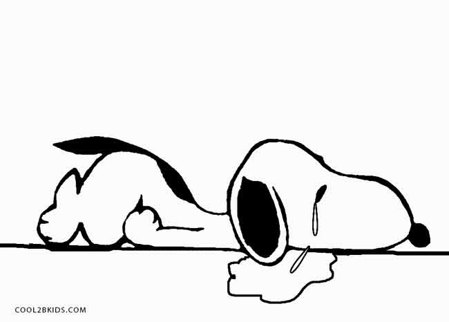Printable Snoopy Coloring Pages For Kids | Cool2bKids