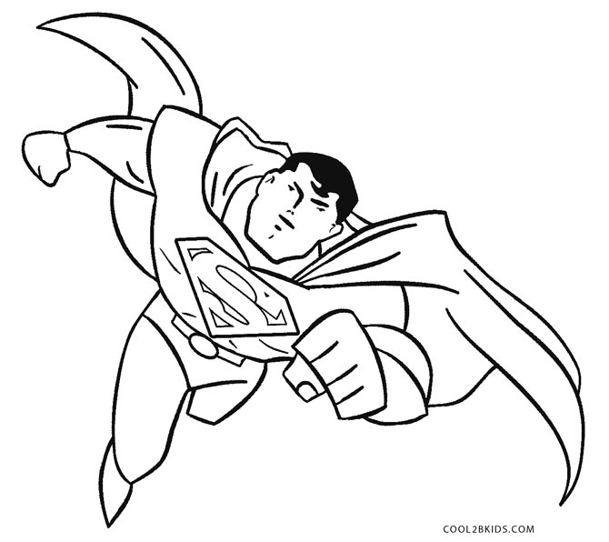 Free Printable Superman Coloring Pages For Kids