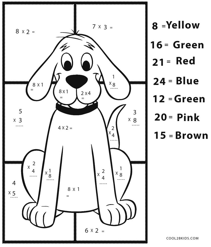 10-free-math-coloring-worksheets