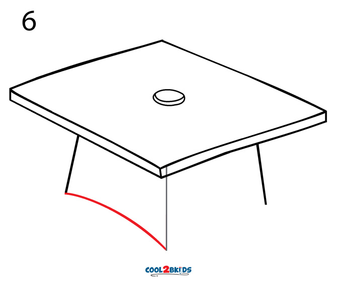 Outline Cap And Gown Drawing