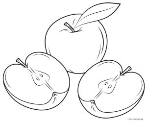 Apples are healthy and delicious! Free Printable Apple Coloring Pages For Kids