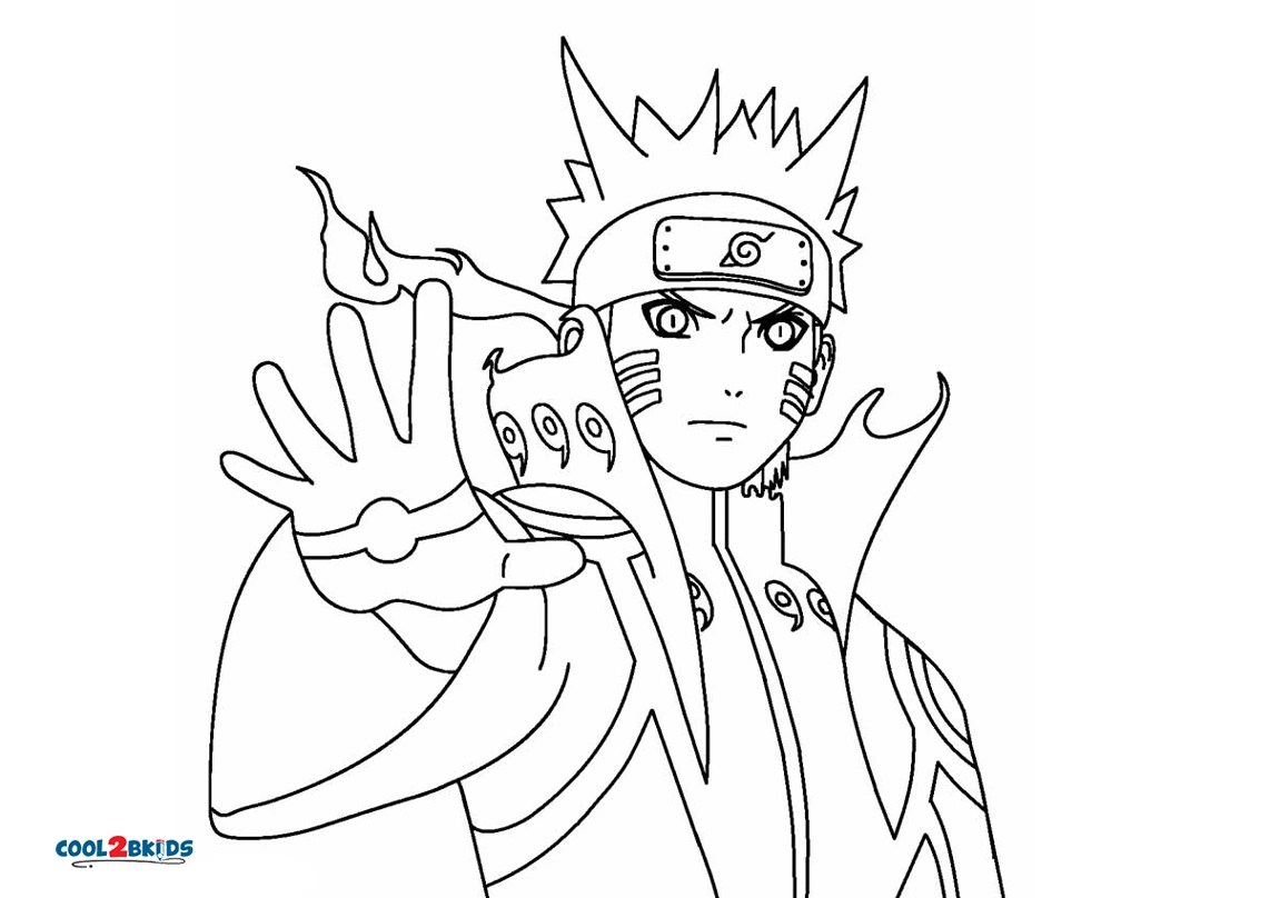Naruto Print Out Coloring Pages