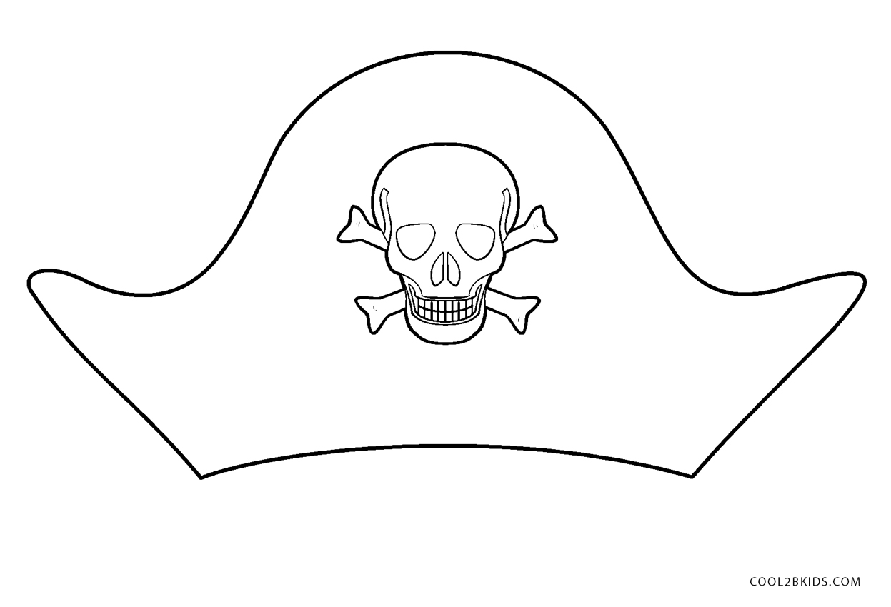 Printable Pirate Hat