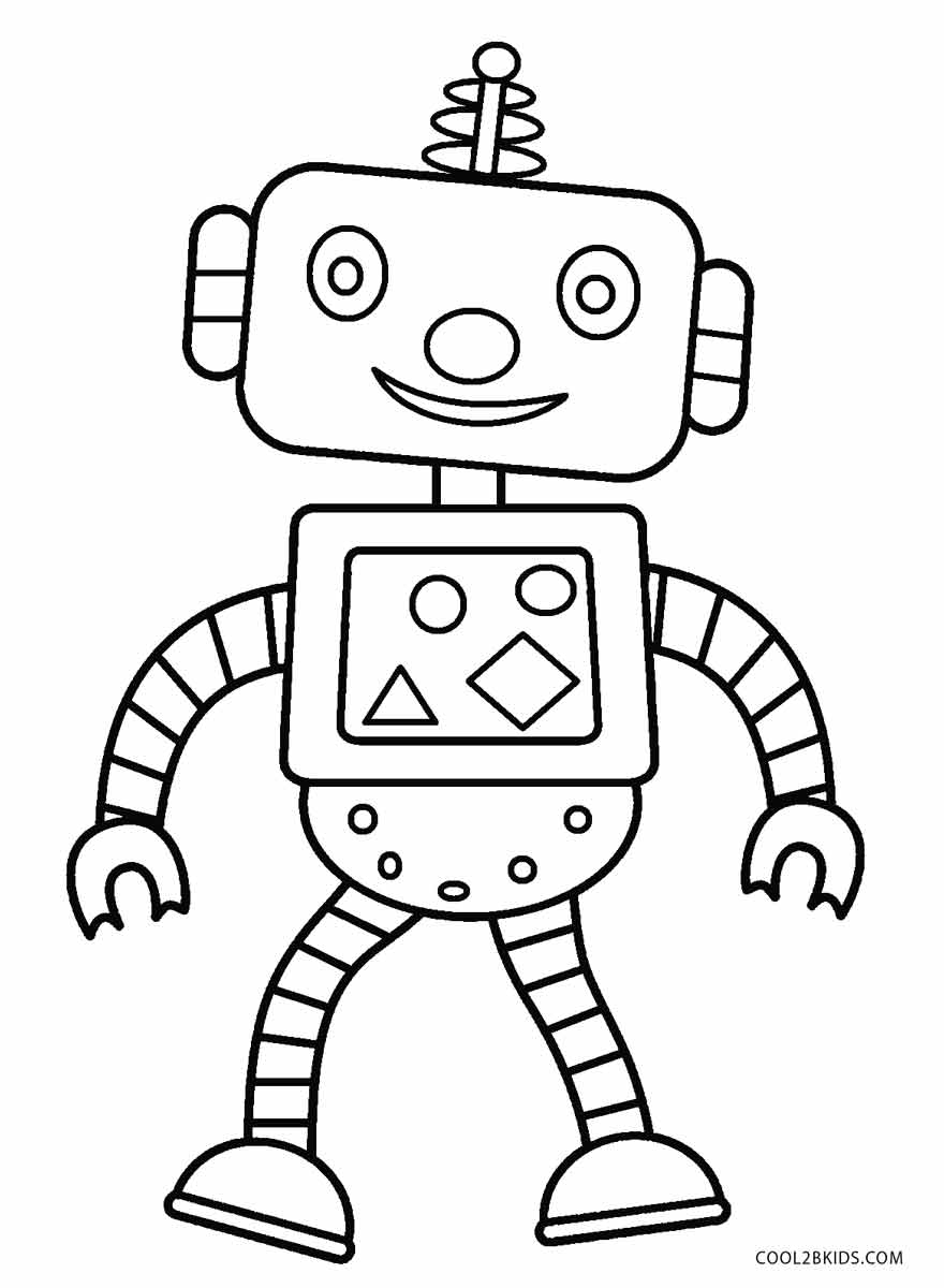 Desenhos de Robô para colorir Páginas para impressão grátis