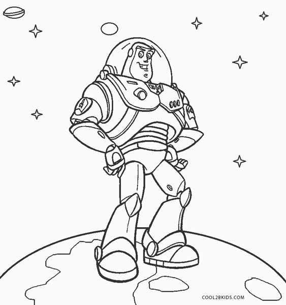 Desenhos de Buzz Lightyear para colorir Páginas para impressão grátis