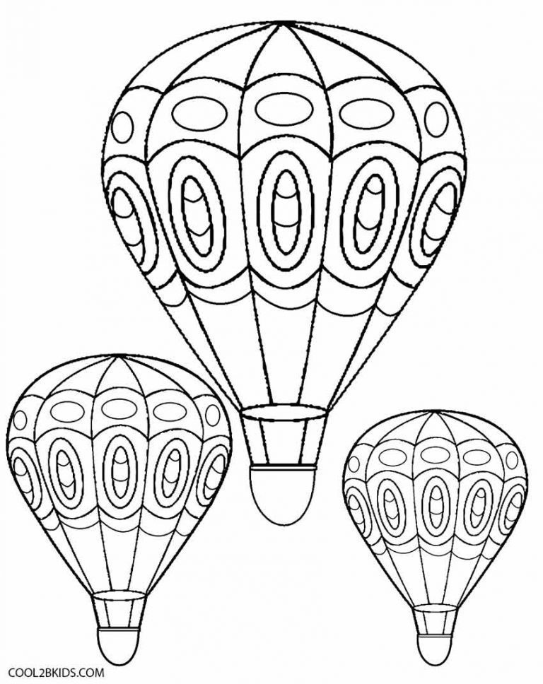Ausmalbilder Heißluftballon Malvorlagen kostenlos zum ausdrucken
