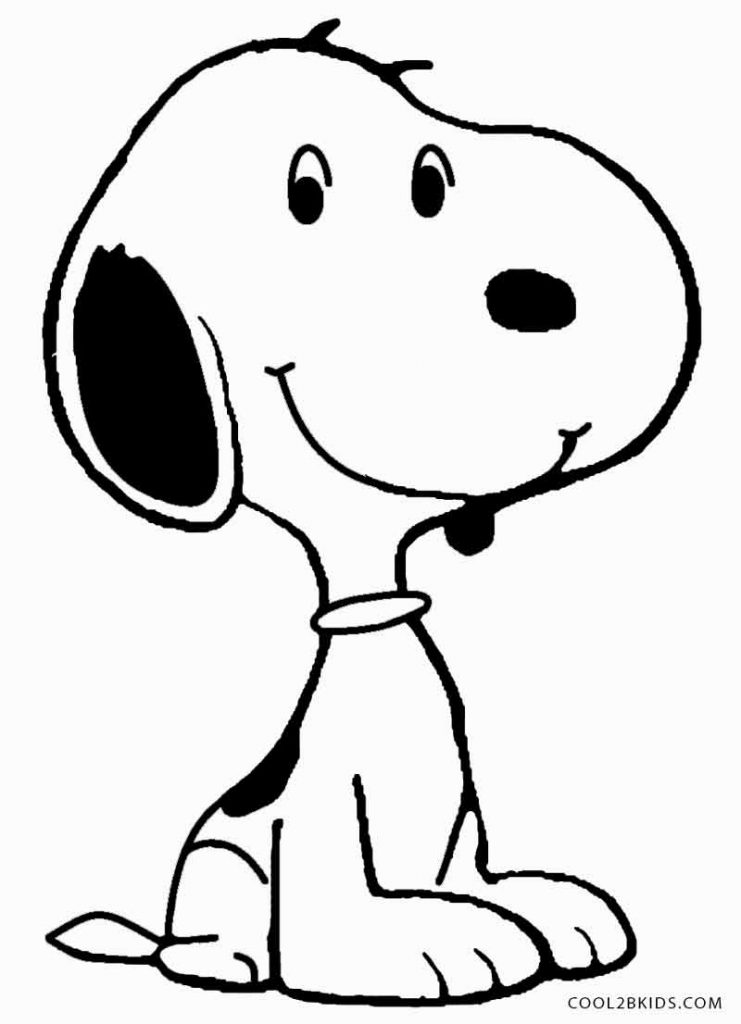 Ausmalbilder Snoopy Malvorlagen kostenlos zum ausdrucken