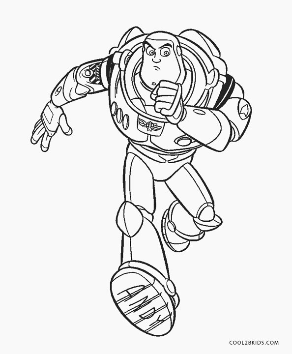 Ausmalbilder Buzz Lightyear Malvorlagen kostenlos zum ausdrucken