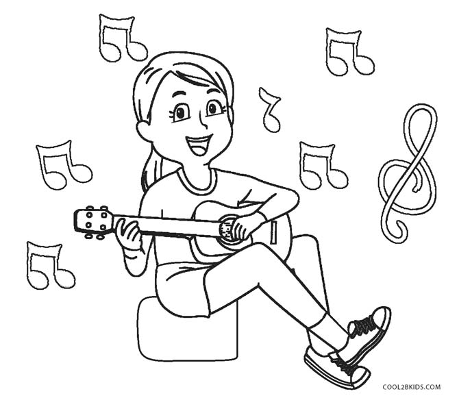 Ausmalbilder Musik Malvorlagen kostenlos zum ausdrucken