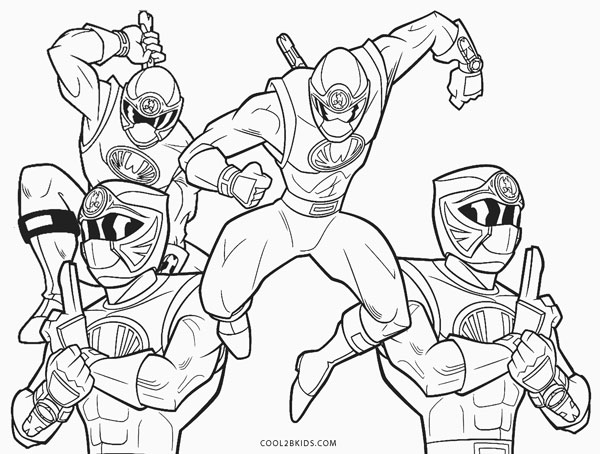 Ausmalbilder Power Rangers Malvorlagen kostenlos zum ausdrucken