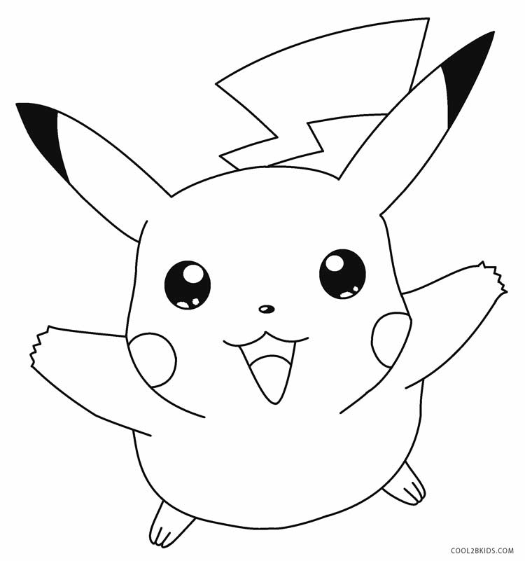 Coloriages Pikachu Coloriages Gratuits à Imprimer