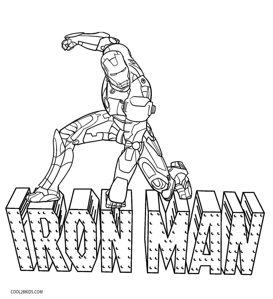 Kolorowanki Iron Man Darmowe do Druku
