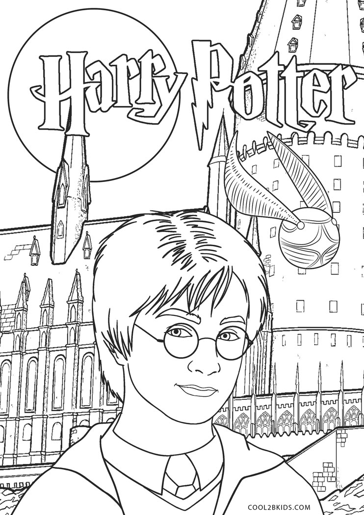 Kolorowanki Harry Potter Darmowe do Druku