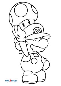 Free Printable Paper Mario Coloring Pages For Kids