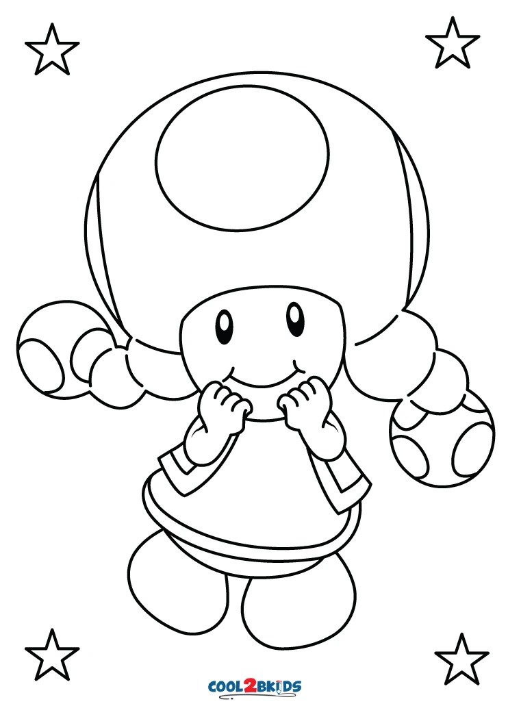 Kolorowanki Ropucha (Mario) Darmowe do Druku