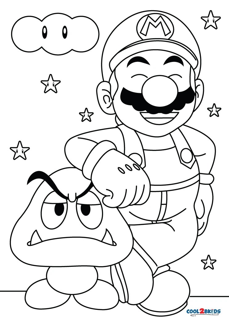 Free Printable Video Games Coloring Pages for Kids Cool2bKids