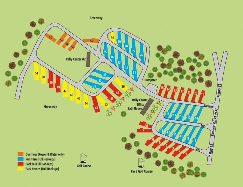 CBC Site Map Cool Breeze Campground