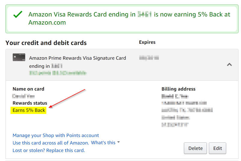Amazon Get 5 Cash Back from 3 on Amazon Chase Visa Card Upgrade