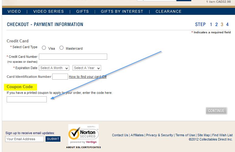 Coupon Instructions How & Where to Enter Promo Codes for Specific