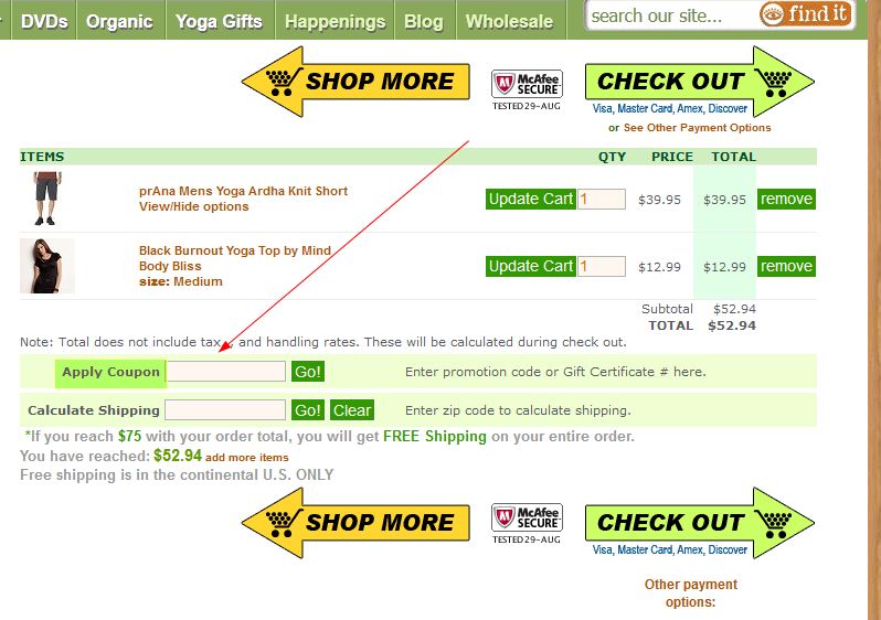 Coupon Instructions How & Where to Enter Promo Codes for Specific