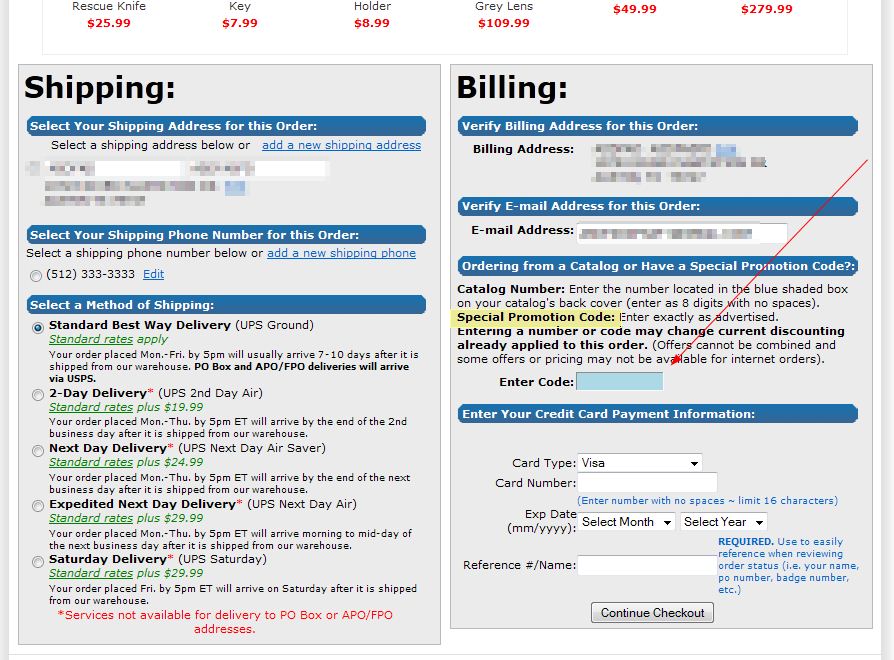 Coupon Instructions How & Where to Enter Promo Codes for Specific