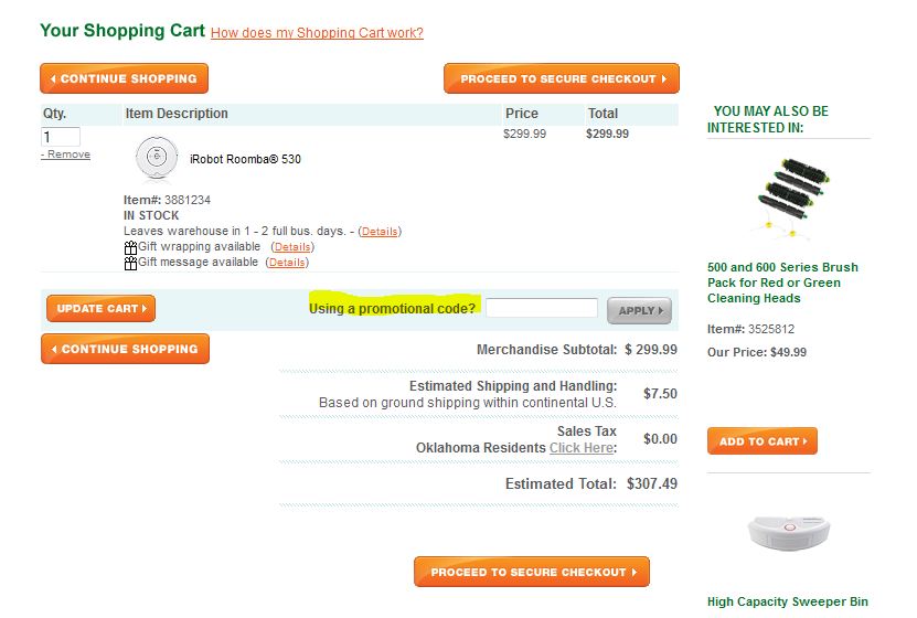 Coupons and Promotions (6 Discount)