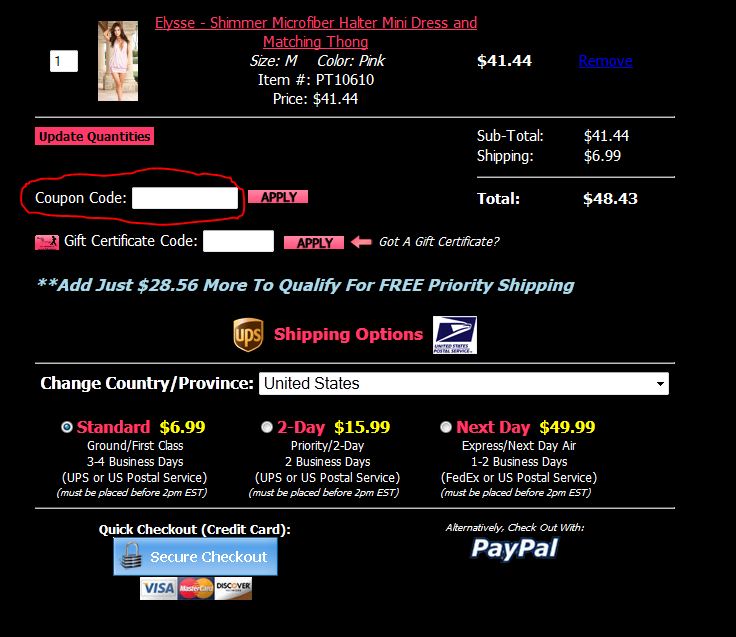 Coupon Instructions How & Where to Enter Promo Codes for Specific