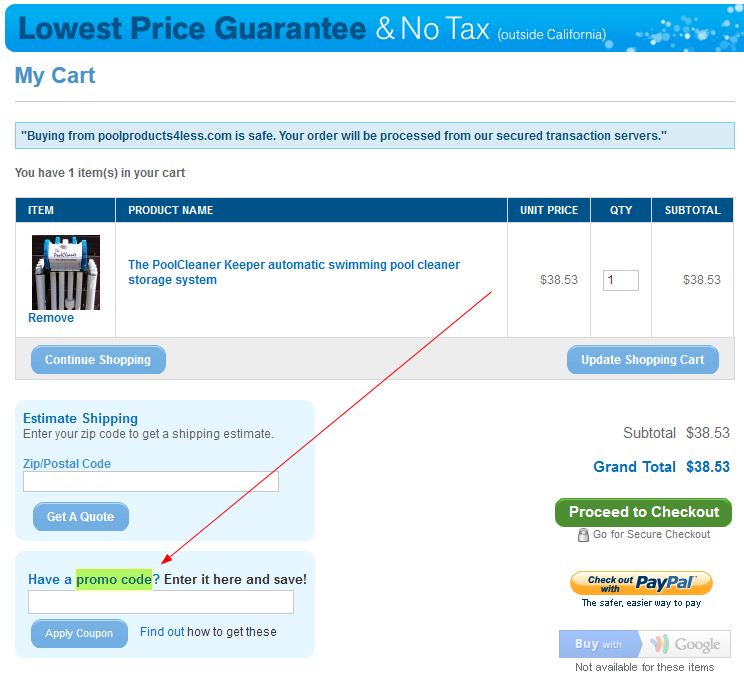 Coupon Instructions How & Where to Enter Promo Codes for Specific