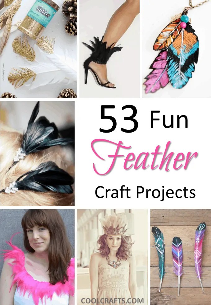 53 Clever Feather Craft Ideas