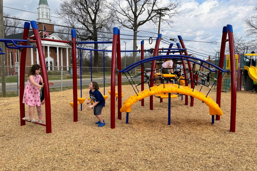 Cooleemee Park Gets New Playground Equipment Town of Cooleemee
