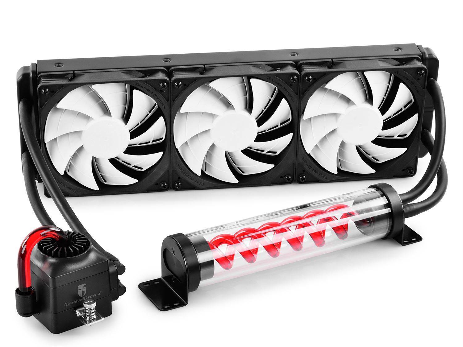 Deepcool GENOME II ATX with builtin watercooling Black/Red