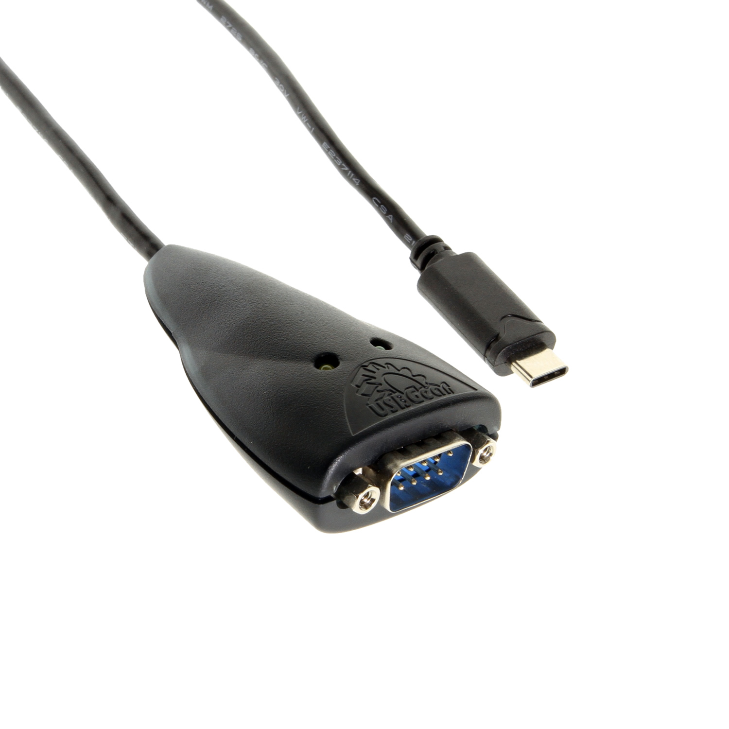 USB C to Serial FTDI Adapter Black for Windows 10 Fully