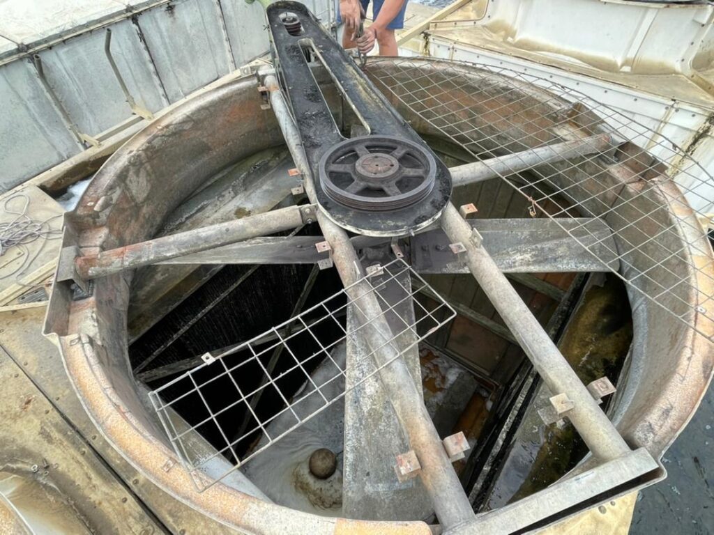 Pulley Cooling Tower Maintenance & Refurbishment of cooling tower