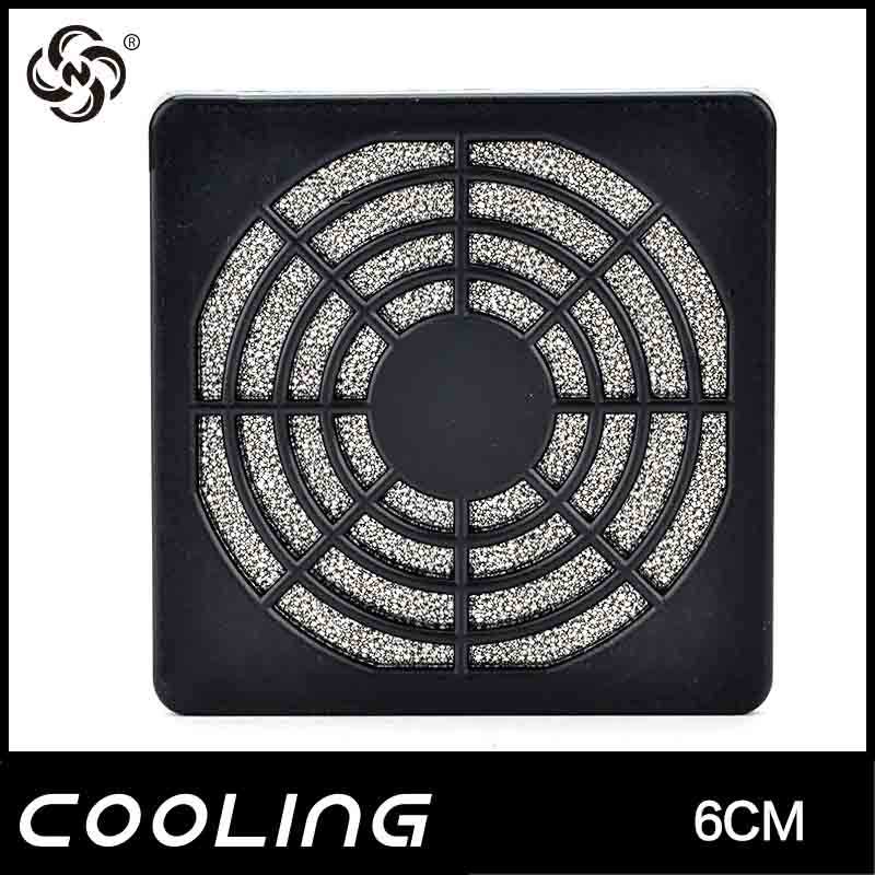 4cm square Fan Filter Plastic Guard Cooling components