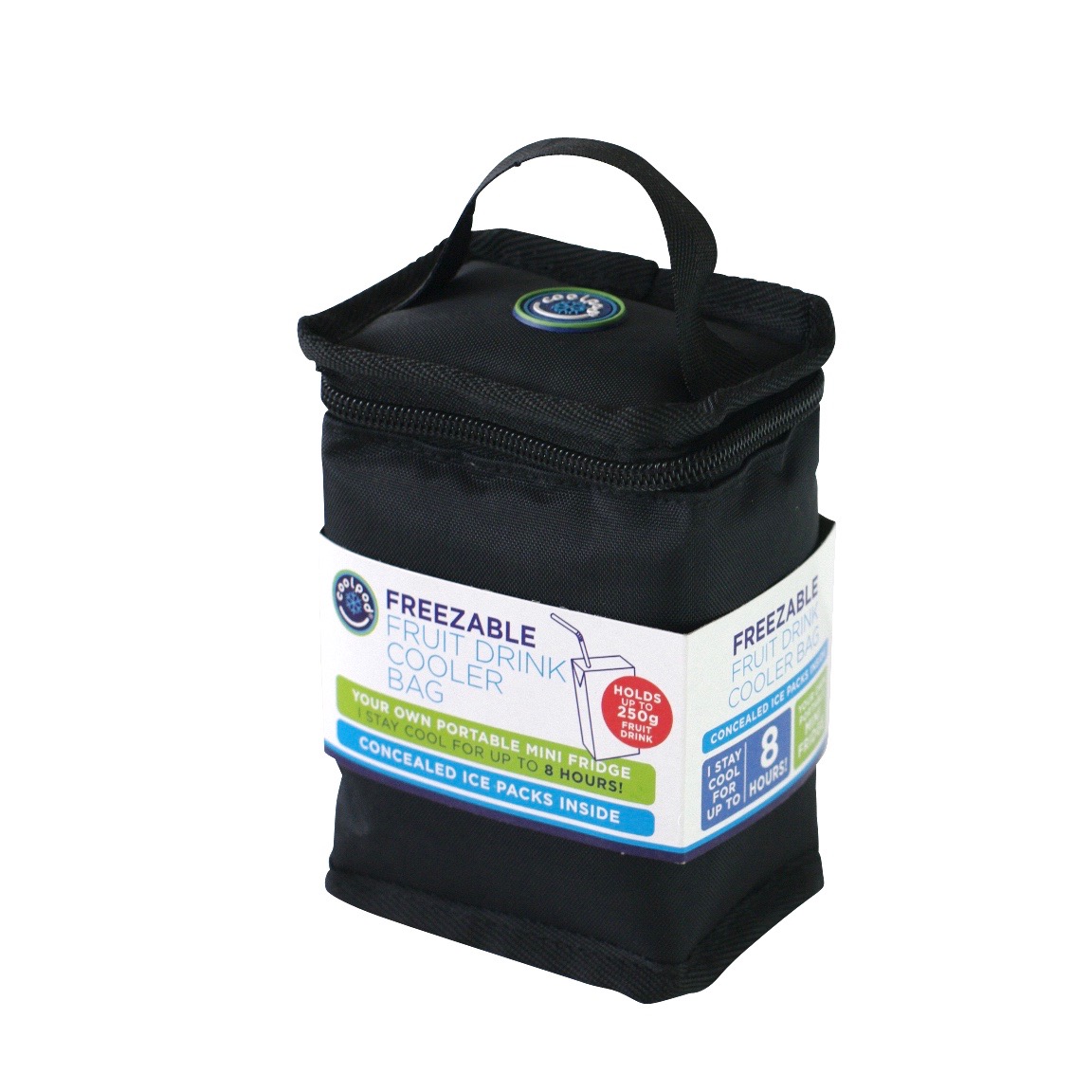 Freezable Fruit Drink Cooler Bag Black Coolpod Australia