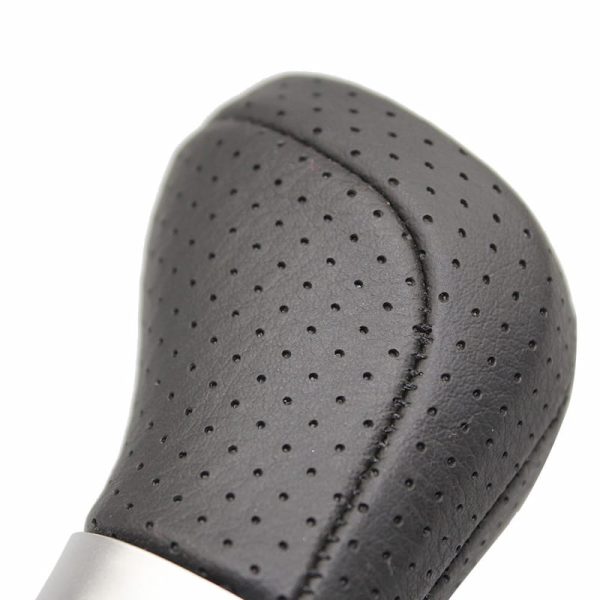 Short Square BMW E30 Shift Knob Leather with M Logo 1 3 5 6 Series