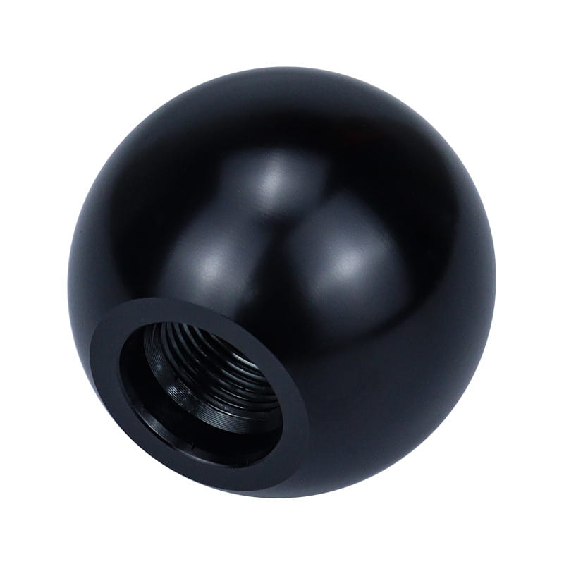 Custom Chrome Finish Aluminum Ball Shift Knob Black Coolshiftknob