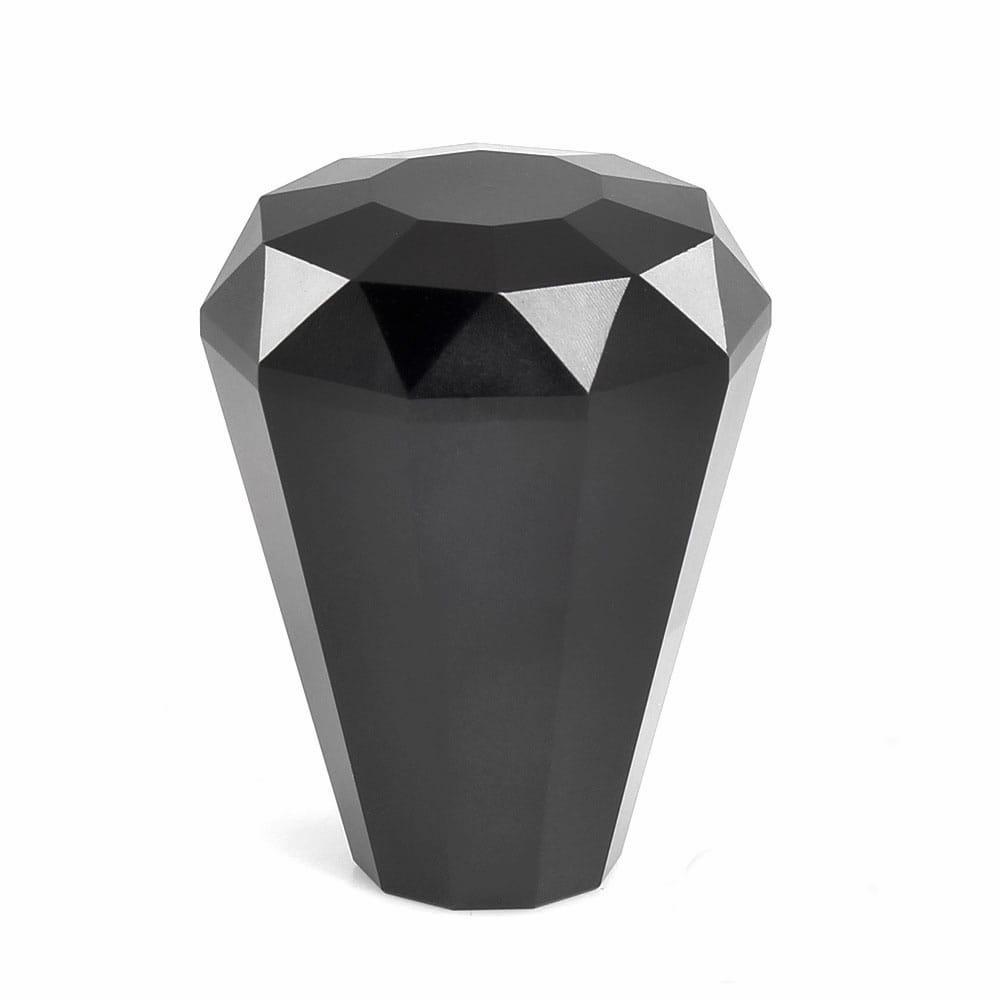 Universal Manual Aluminum Diamond Shifter Knob Black Coolshiftknob