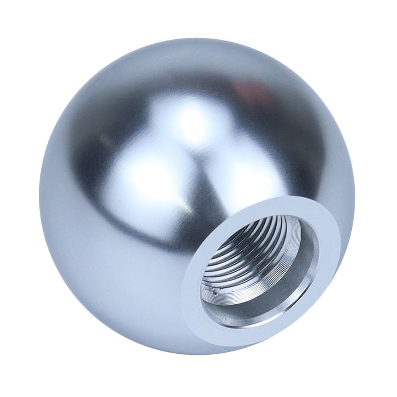 Custom Chrome Finish Aluminum Ball Shifter Knob Silver Coolshiftknob