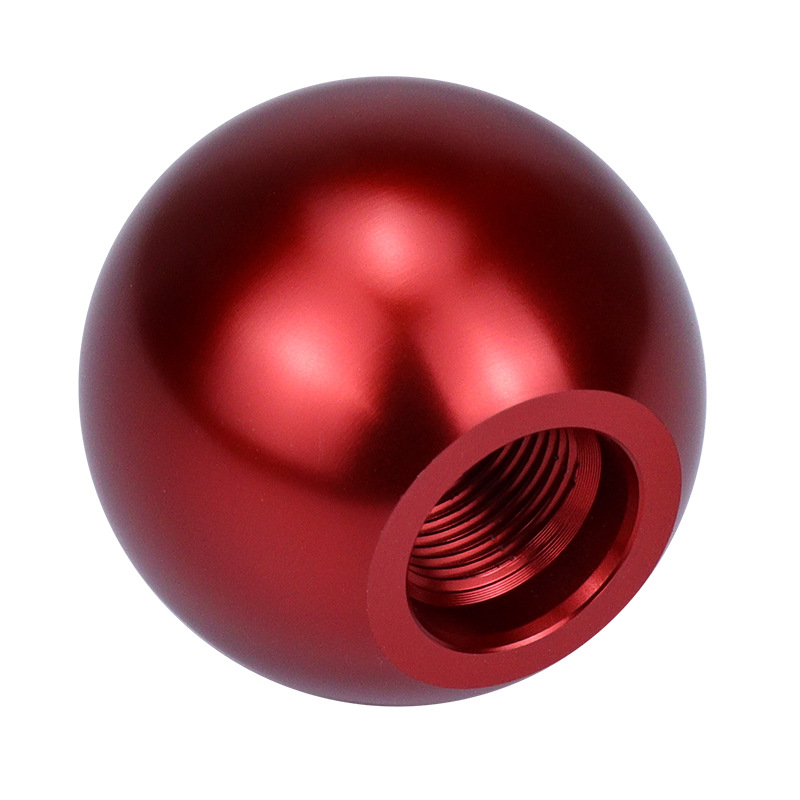 Custom Chrome Finish Aluminum Ball Shifter Knob Red Coolshiftknob