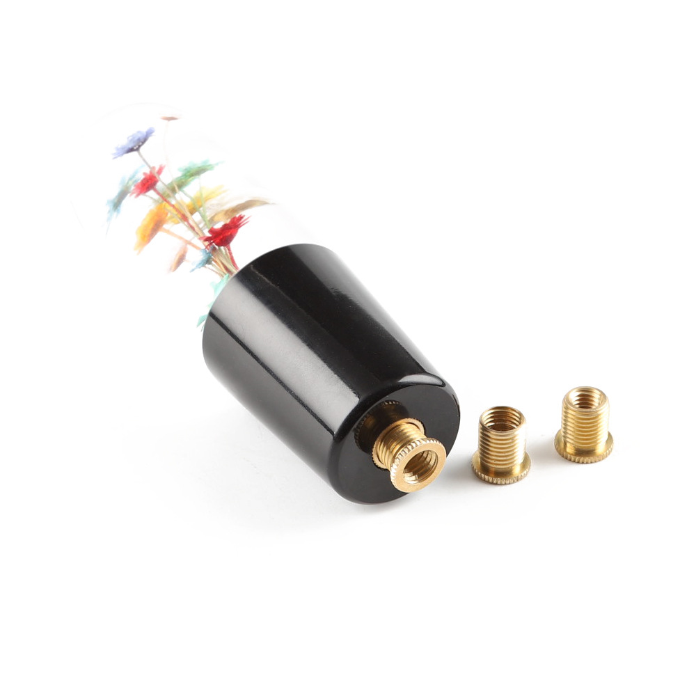 Attractive Crystal Real Flower Gear Knob JDM Universal Coolshiftknobs