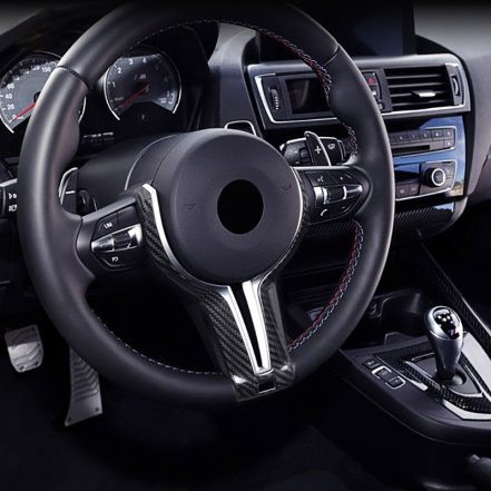 BMW Carbon Steering Wheel Trim M2 M3 M4 | Coolshiftknobs