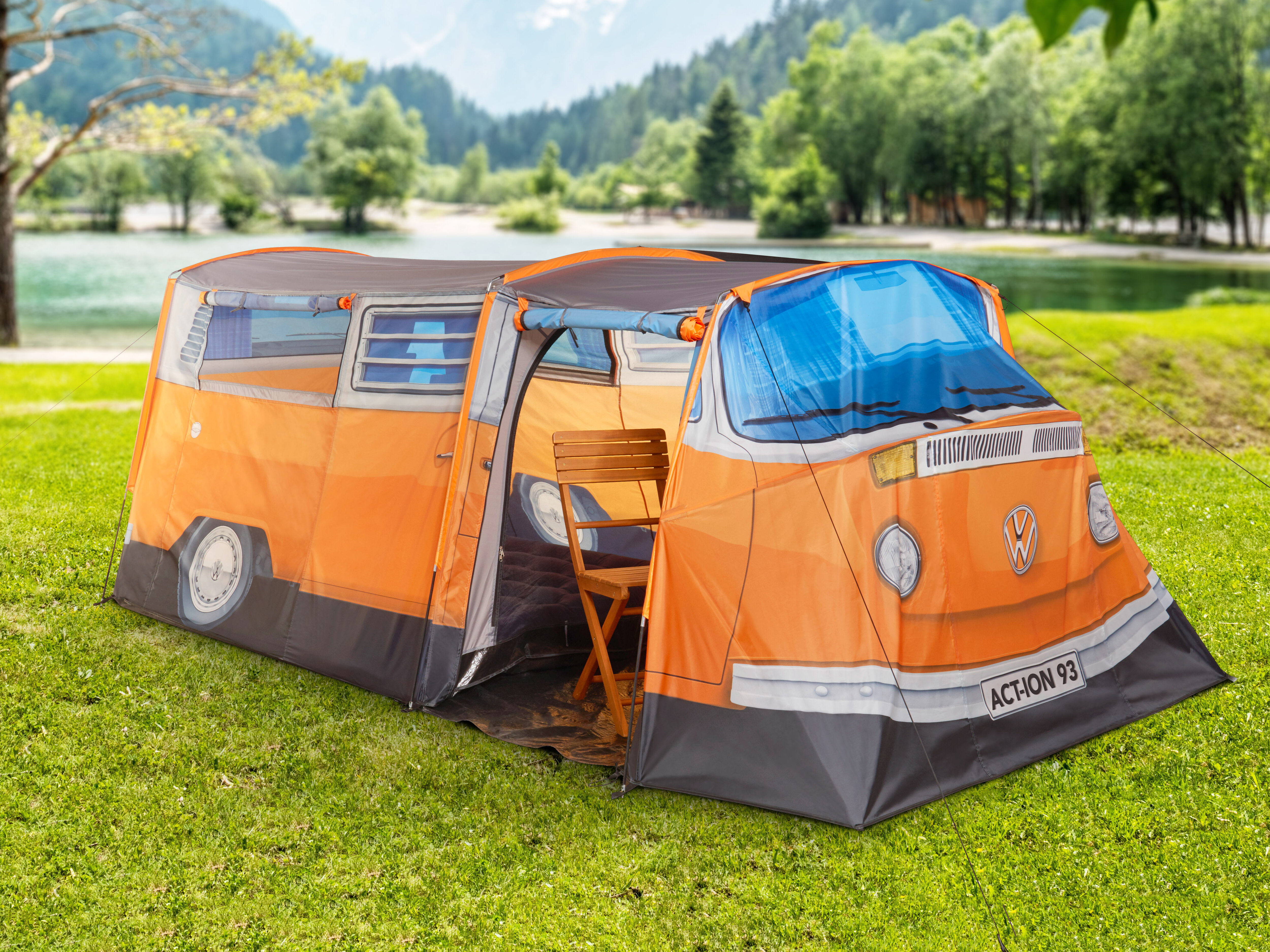 VWBus Zelt orange 3 Personen