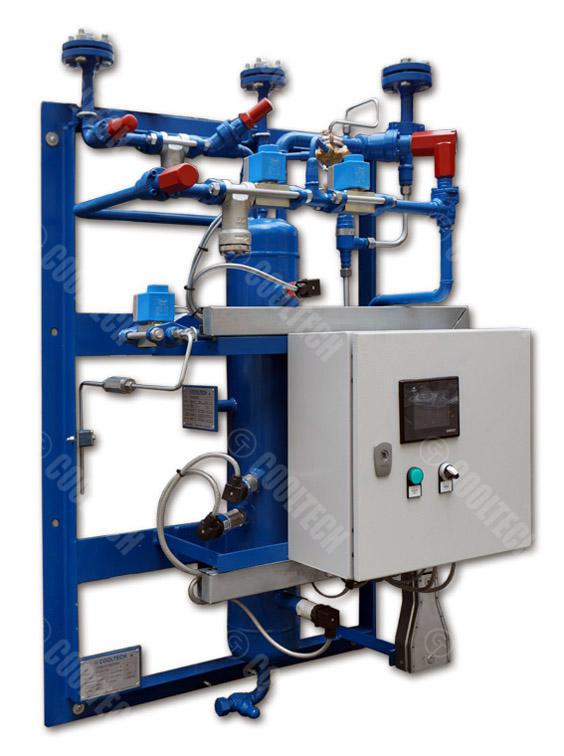 Air purger, noncondensable gas separator, air bleeding from the