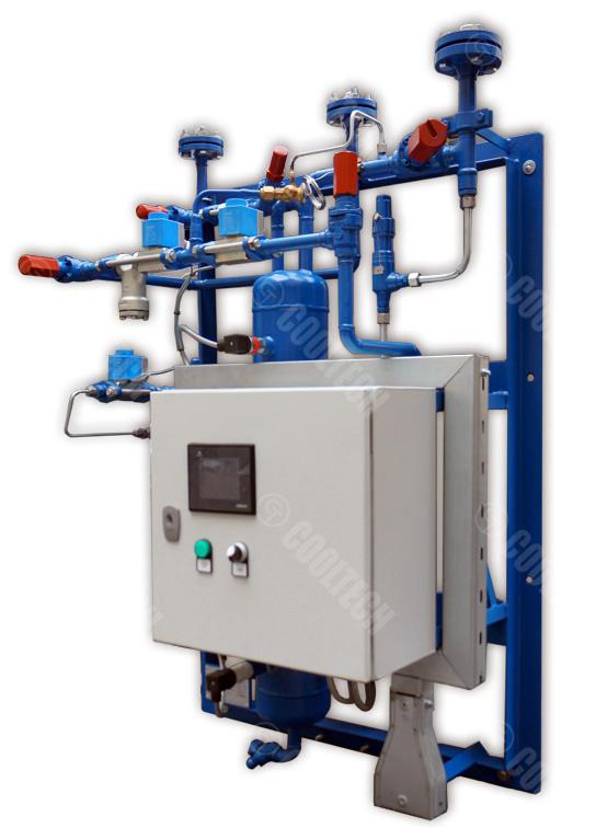 Air purger, noncondensable gas separator, air bleeding from the